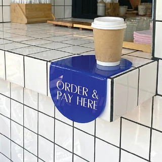 ป้าย PICK UP HERE ขนาด 20 x 30 ซม.