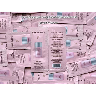 🩷(ครีมกันเเดด)(ขนาด 1ml) Gong jin hyang hydrating sunscreen fluid SPF50+,PA+++