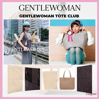 (**พร้อมส่ง)🔥🔝แท้ Gentlewoman Daily Tote Bag💯Official Gentlewoman กระเป๋า กระเป๋าสะพายไหล่ กระเป๋าหนัง ขนาดใหญ่