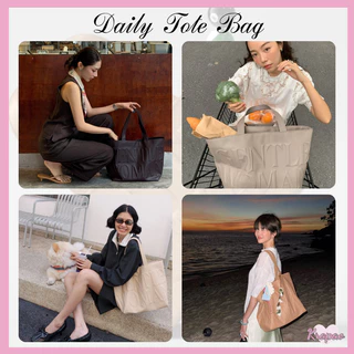 (**พร้อมส่ง)🔥🔝แท้ Gentlewoman Daily Tote Bag💯Official Gentlewoman กระเป๋า กระเป๋าสะพายไหล่ กระเป๋าหนัง ขนาดใหญ่