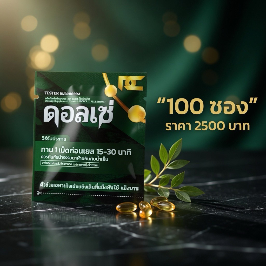 ดอลเซ่ 1ซองบรรจุ1 เม็ด[โปร 100 ซอง]