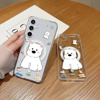เคสแม่เหล็ก เคส For Samsung A06 A56 5G A16 A07 4G A17 5G S26 Edge A26 A36 A55 5G A15 A35 A54 S25 Ultra S24 FE เคสทรศัพท์
