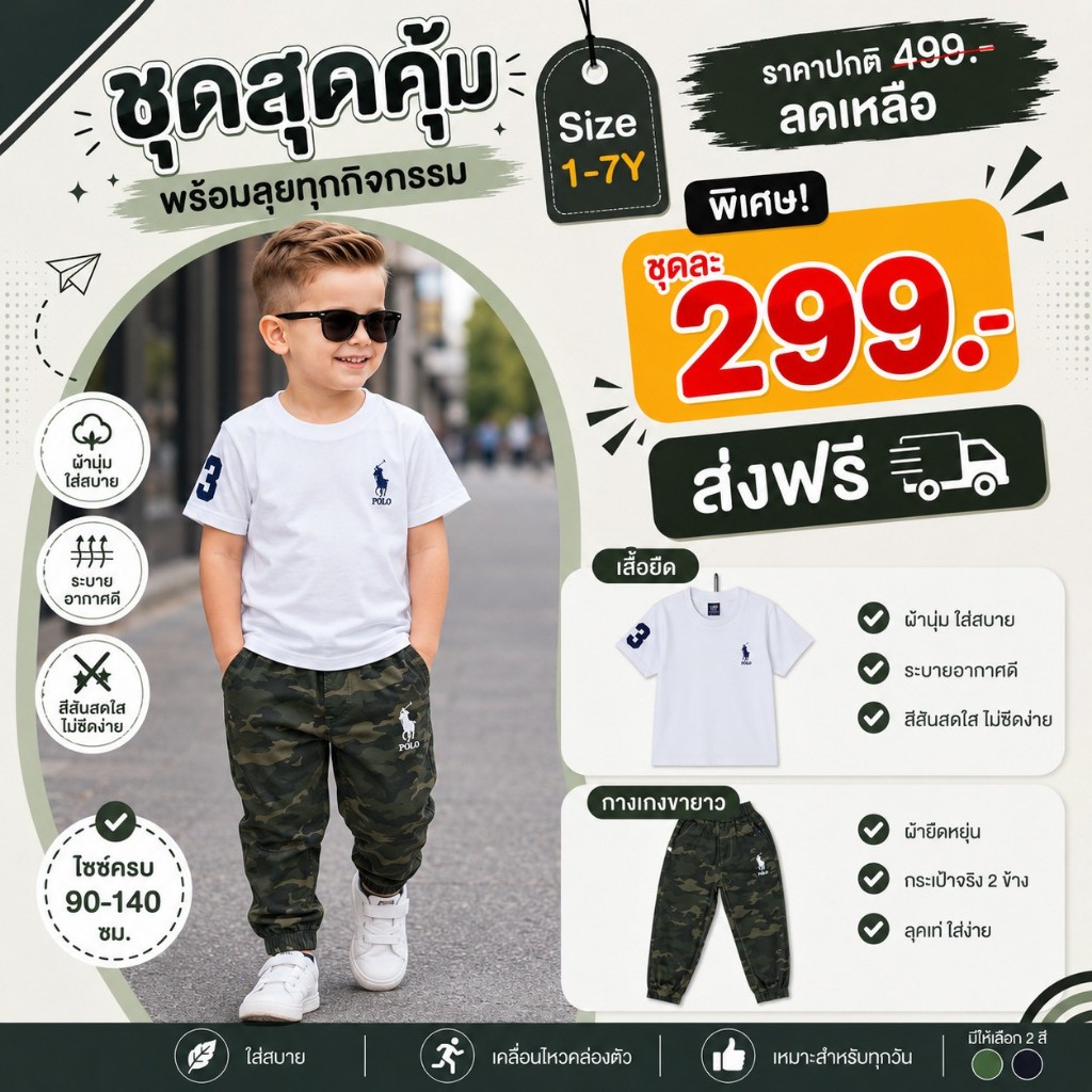 ชุดเซตเสื้อยืดคอกลมคู่กางเกงขายาว งานปักแน่นๆ  สีสด ลายสวย ผ้าไม่หนาไม่บาง กำลังดี ใส่สบายค่ะ