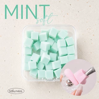 Sponge ฟองน้ำไล่สีเล็บ 50ชิ้น/กล่อง เบลนสีเล็บ ฟองน้ำแต่งเล็บ ฟองน้ำเบลนด์สี Ombre Nail Style