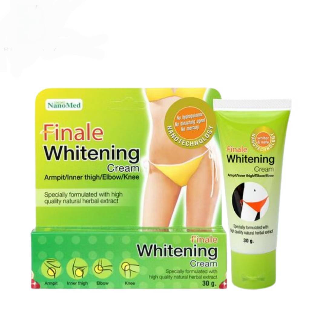 Finale Whitening Cream คริมทารักแร้ ข้อศอก ขาหนีบ หัวเข่า ตาตุ่ม กระจ่างใส เรียบเนียน 30g.