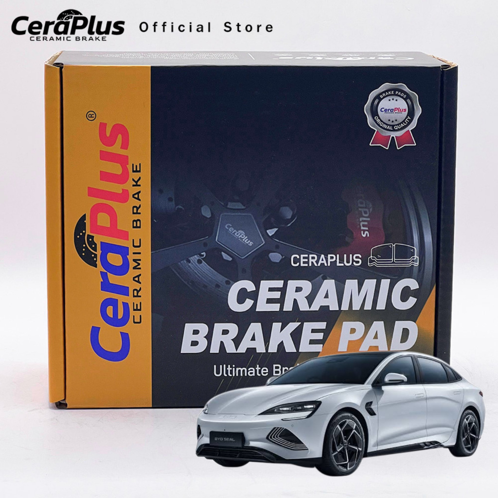 ผ้าเบรค CeraPlus BYD Seal Premium Performance ผ้าเบรคเซรามิค