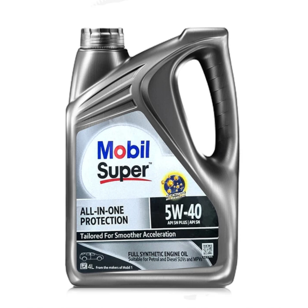 น้ำมันเครื่องMobil Super™ All-In-One Protection 5W-40 โมบิล ของแท้