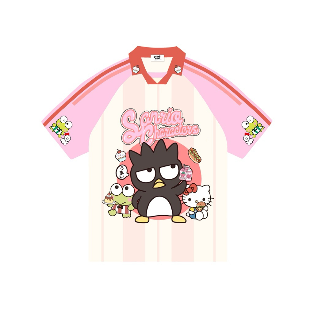เสื้อโอเวอร์ไซส์ Jersey QL มาลี/แคร์แบ/คิตตี้เมโล