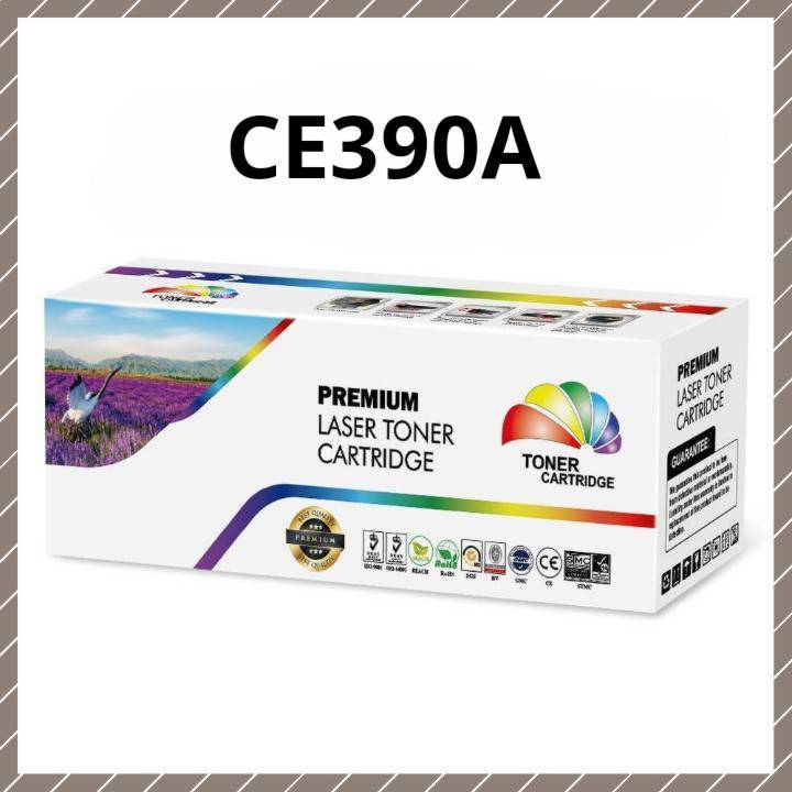 ตลับหมึกเลเซอร์เทียบเท่า CE390A (90A) 10k Color box ดำ