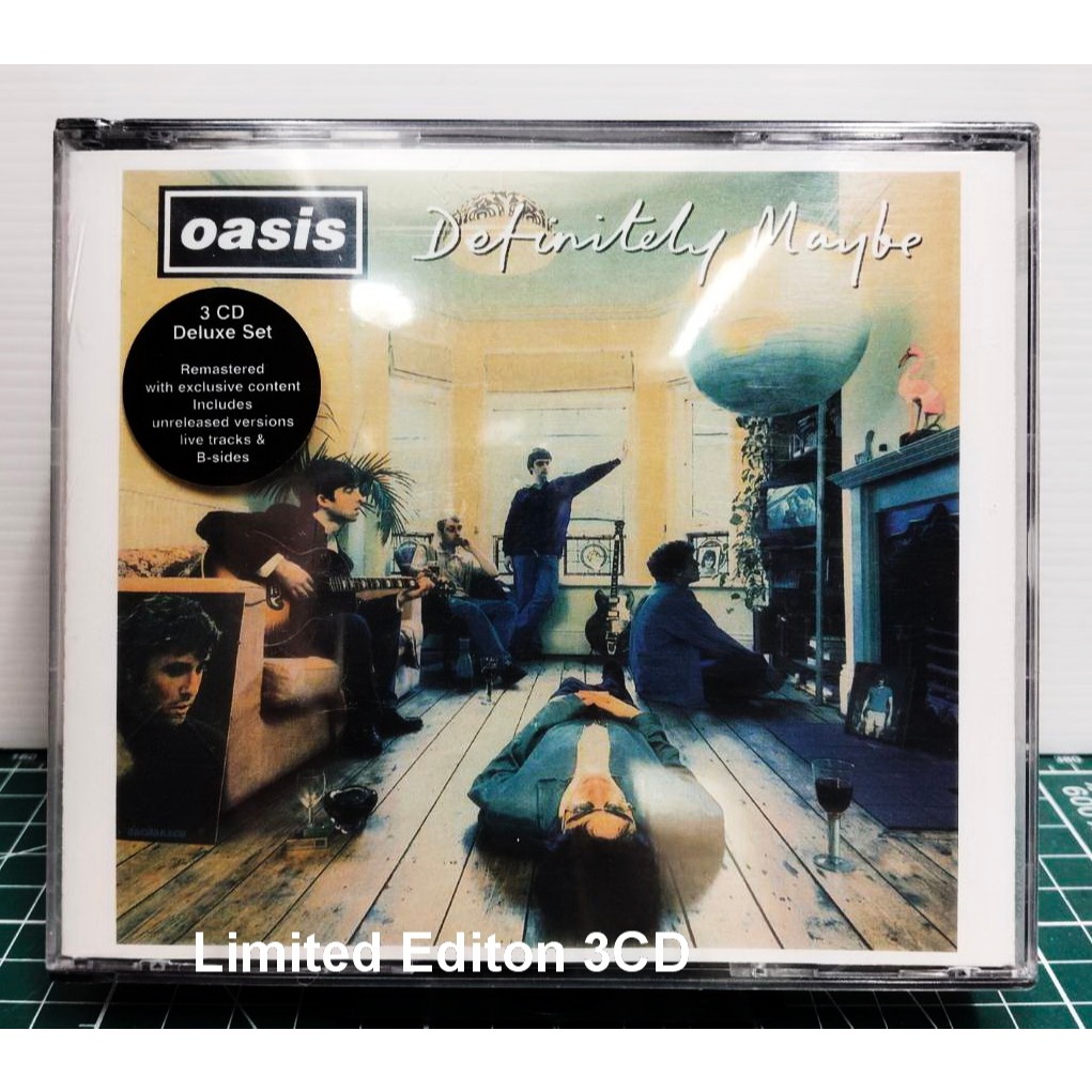 CD Oasis  – Definitely Maybe  Deluxe Edition 3CD *made in uk มือ1ซีลปิด