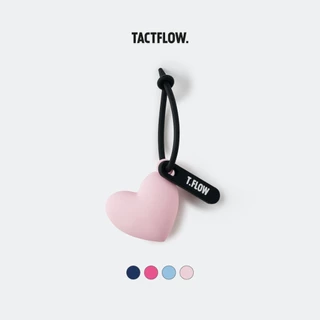 TACTFLOW แท็กโฟลว พวงกุญแจซิลิโคน รูปหัวใจ Silicone Keyring Heart รุ่น TFC100