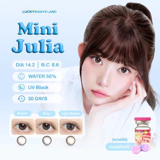 คอนแทคเลนส์ Mini Julia Brown / Gray / Light Brown (Kitty Kawaii) ขนาดมินิ 🌷