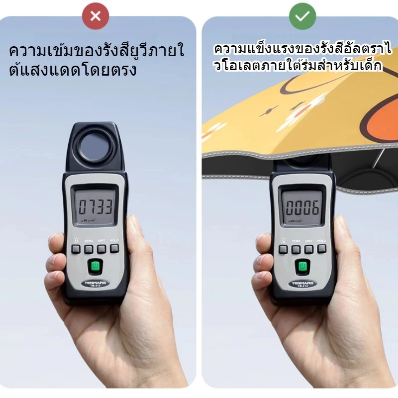 ร่มกันฝนเด็ก ลายการ์ตูน ขนาดพกพา กันแดดกัน UV thumbnail 10