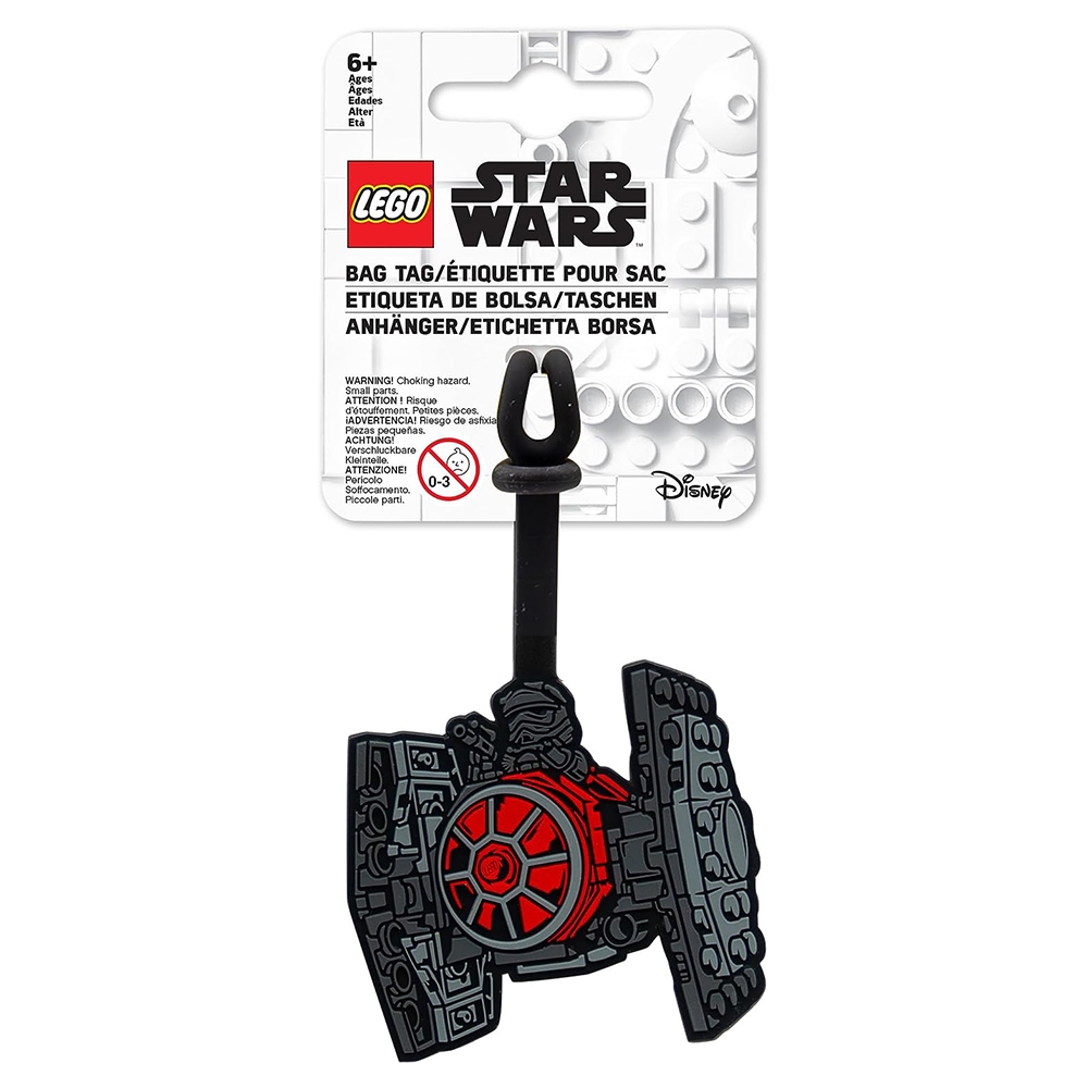 LEGO ป้ายติดกระเป๋า ป้ายห้อยกระเป๋า เลโก้ สตาร์วอร์ส ยาน Star Wars Tie Fighter Bag Tag ลิขสิทธิ์แท้