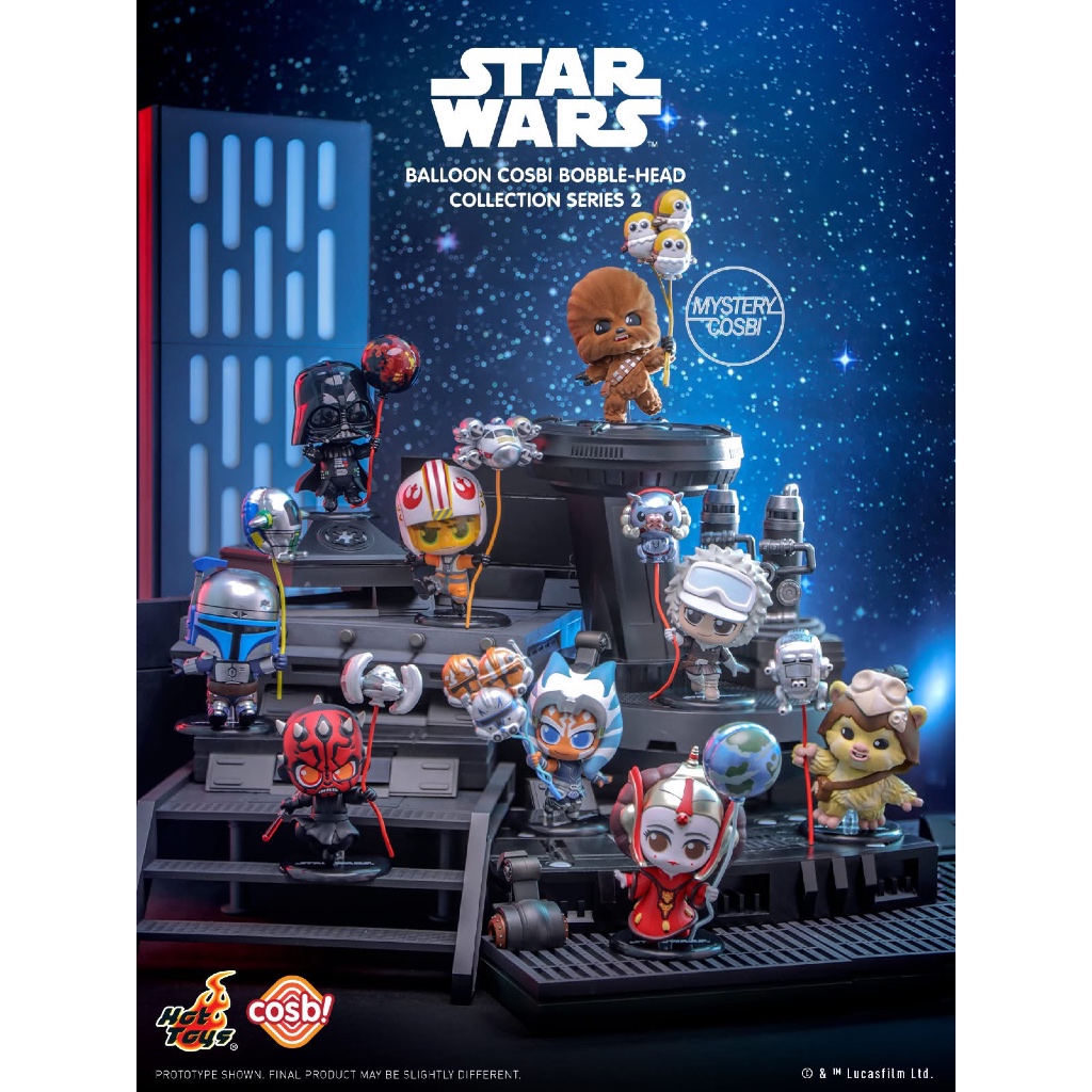 [Pre-Order] Hot Toys Star Wars Balloon Cosbi Bobble Head series ลิขสิทธิ์แท้ 🎈 CosBaby ของสะสม สตาร์วอลล์