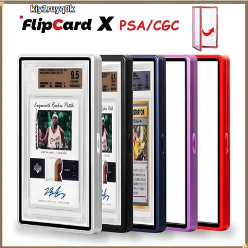 【กล่องของขวัญ】รุ่นใหม่ Graded Cards Protector PSA/CGC Card Case ตัวป้องกันการ์ดเกรด กรอบแม่เหล็ก UV Protection Slab