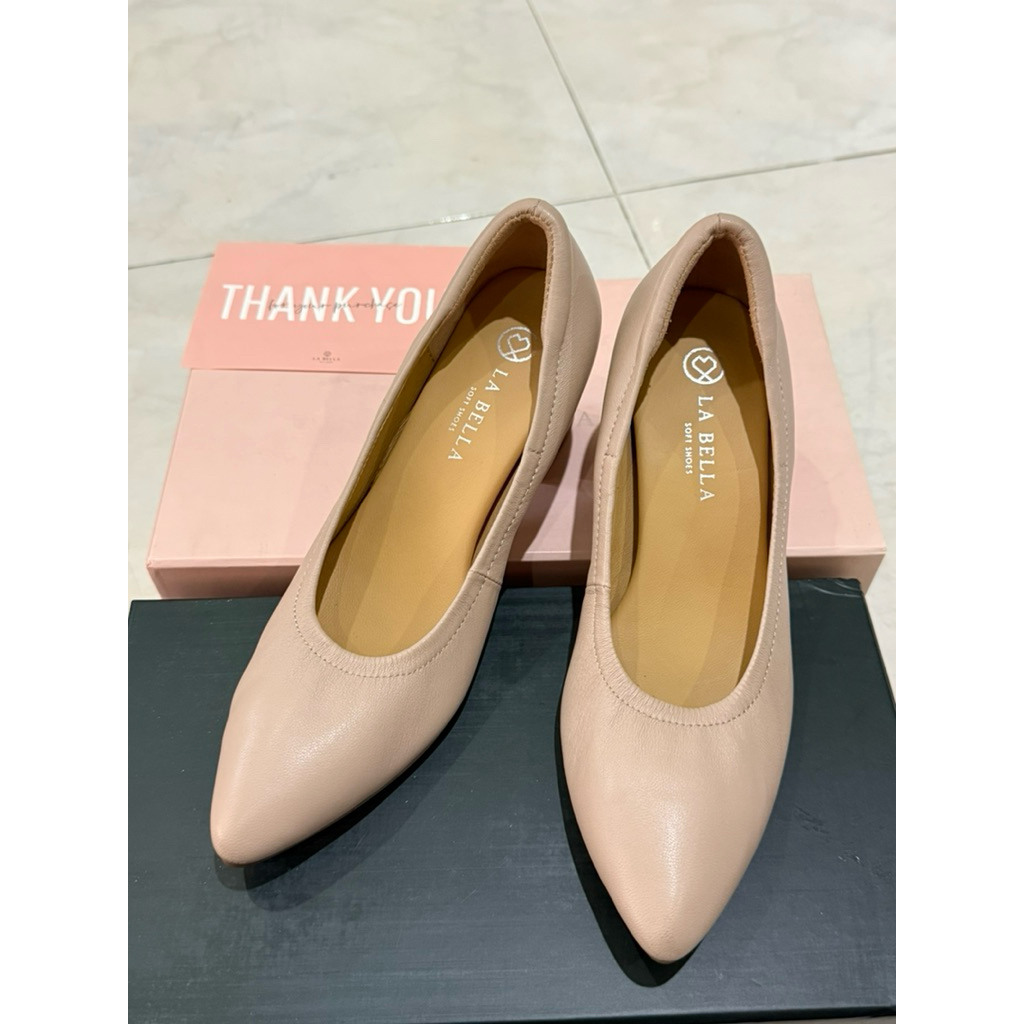 La Bella - Bella Wooden Heels 2" (มือสอง)