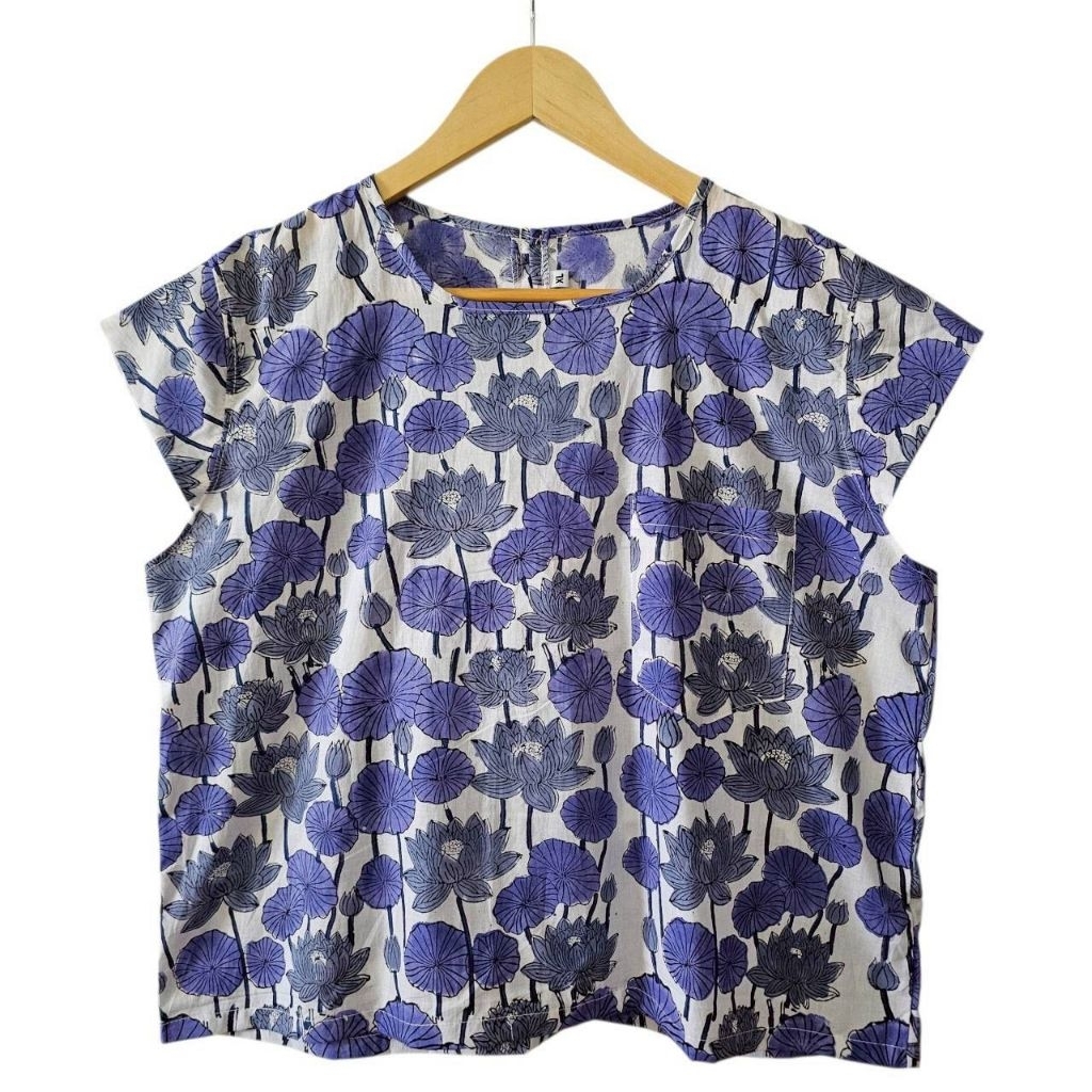 เสื้อคอกลม แขนล้ำ ไซส์ 40"มีมากกว่า 10 ลาย ผ้าคอตต้อนอินเดีย