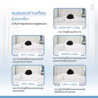 หมอนขนเป็ดเทียม หมอนโรงแรม ผ้าหุ้มป้องกันไรฝุ่น