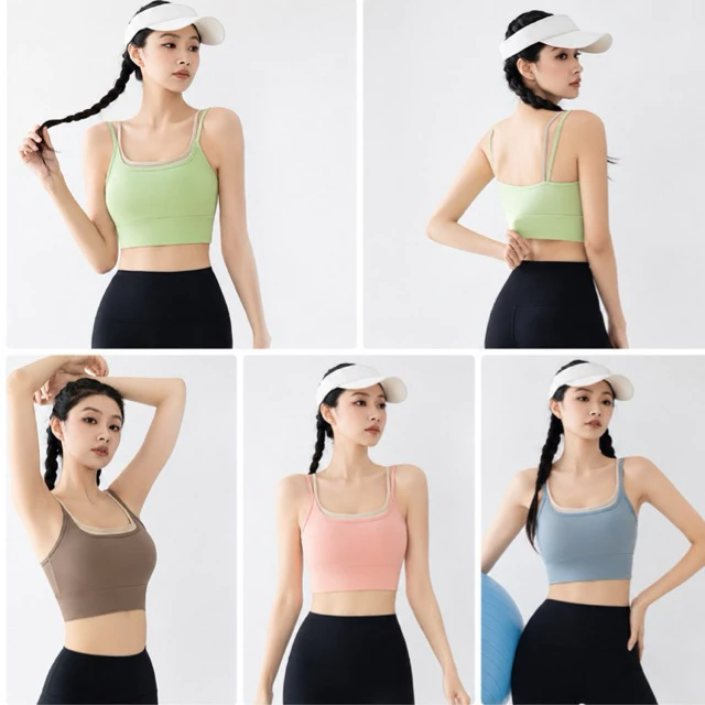 Paly 006 สปอร์ตบรา ไร้โครง ฟองน้ำในตัว เสื้อโยคะ ฟิตเนส thumbnail 3