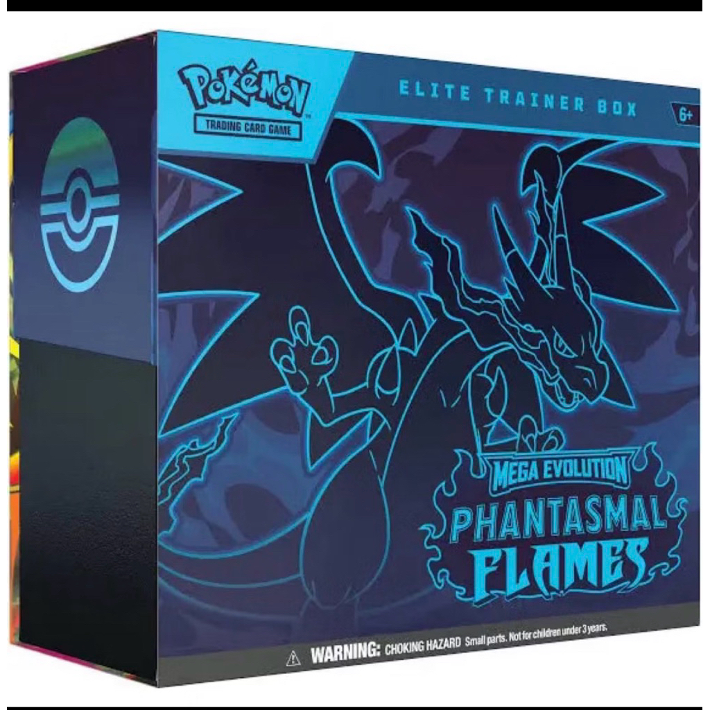 (พร้อมส่งจากไทย )Pokémon TCG: Mega Evolution—Phantasmal Flames Elite Trainer Box (ภาษาอังกฤษ)
