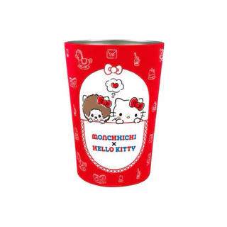 🧸พร้อมส่งค่า🧸Monchhichi x Hello Kitty 2-way Tumbler ของแท้จากญี่ปุ่น🇯🇵
