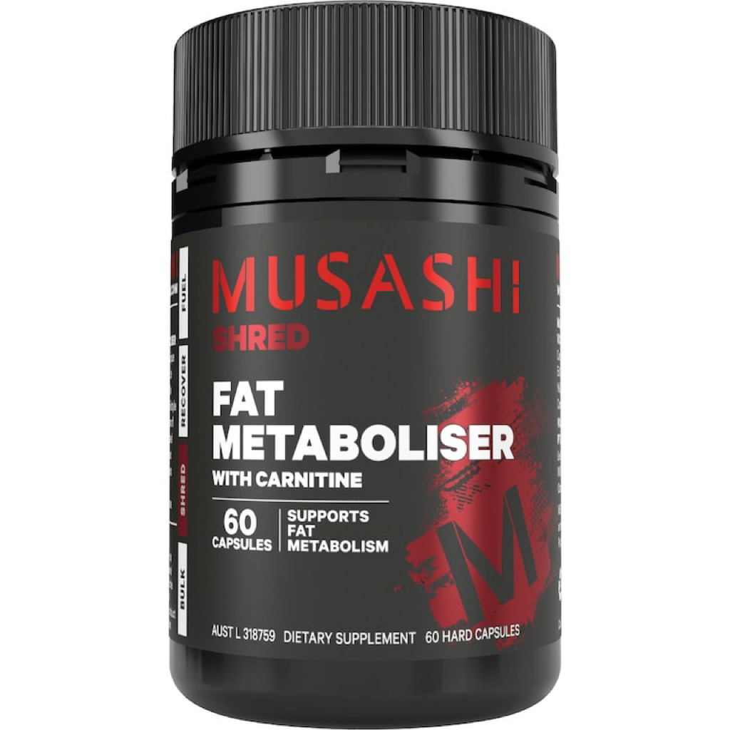 Musashi Fat Metaboliser + Carnitine 60 Capsules สินค้า Pre Order นะคะ