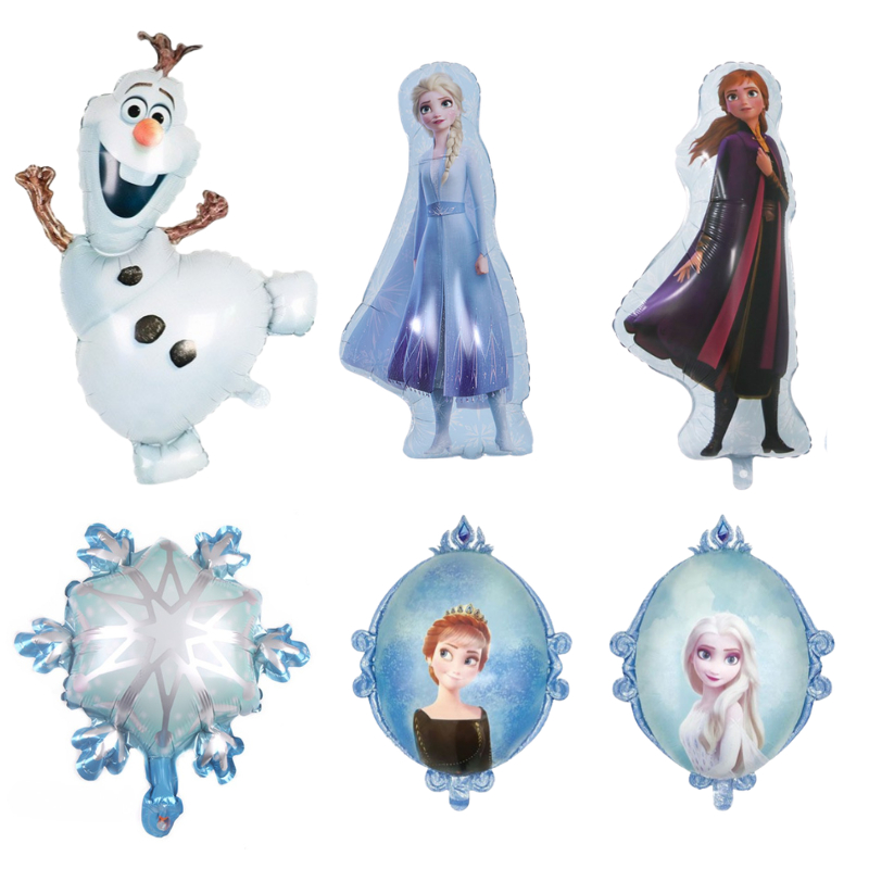 สินค้าพร้อมส่งจากไทย ลูกโป่งวันเกิด Princess Frozen เอลซ่า โอลาฟ ลูกโป่งฟอยล์ ของเล่น