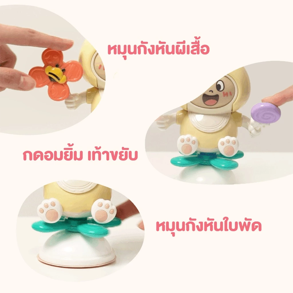 HaaveBricks ตุ๊กตาเปลี่ยนหน้า กดเปลี่ยน 4 หน้า ของเล่นบนโต๊ะทานข้าวเด็ก thumbnail 6