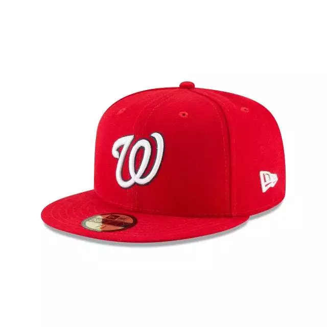 หมวกแก๊ป New Era รุ่น Washington Nationals Authentic Red 59Fifty Cap