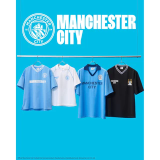 พร้อมส่ง✨บางไซส์⚽️แท้ 100% Gu x Manchester City🩵คอลเลคชั่นพิเศษ นำเข้าจากญี่ปุ่น🇯🇵