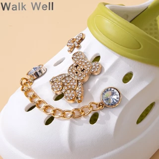 🐻WALK WELLส่งด่วน! รองเท้าโครกเด็กฤดูร้อน สีมาคารอน กันลื่น กันน้ำ ปลอดภัย สวมใส่สบาย เด็กชอบ💖