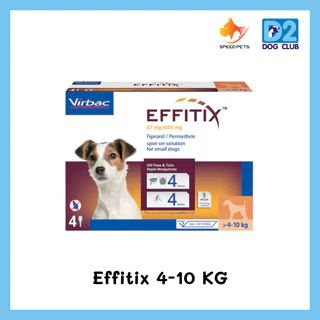Effitix ผลิตภัณฑ์กำจัดปรสิตภายนอกสำหรับสุนัข ชนิดหยอดหลัง