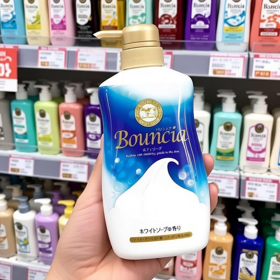 Bouncia Body Soap Refill 3สูตร ครีมอาบน้ำ ญี่ปุ่น ชนิดถุงเติม บาวน์เซีย ครีมอาบน้ำ บอดี้โซป ขวดปั๊ม 480ml.