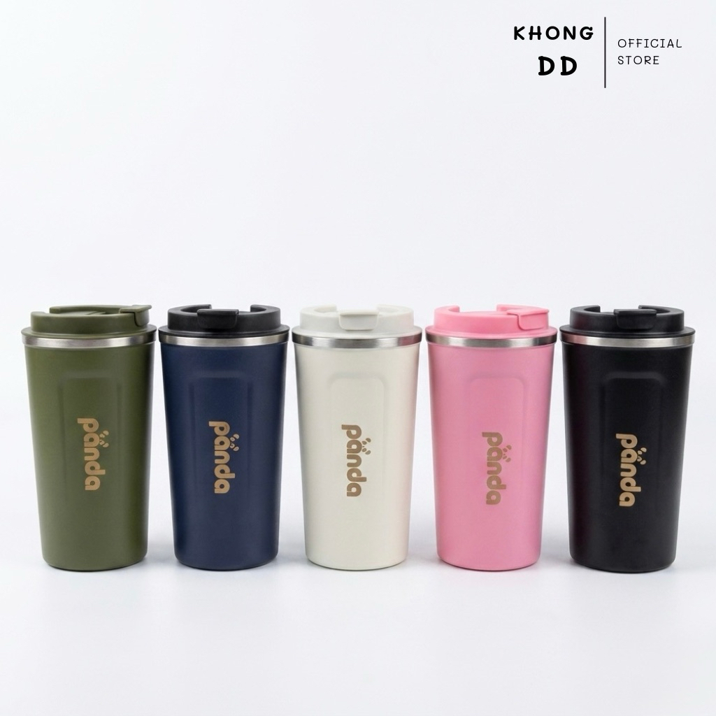 แก้ว PANDA 510 ml.  แก้วเก็บความเย็น แก้วกาแฟร้อน / เย็น  สเตนเลส304