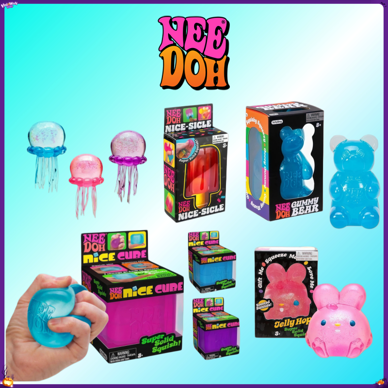 ⭐พร้อมส่งกรุงเทพฯ⭐ Nee Doh Nice Cube ✨ ของเล่นคลายเครียด ของเล่นออฟฟิศ วัสดุปลอดภัยไม่มีสารพิษ ออกกำลังกายมือ พกพาสะดวก