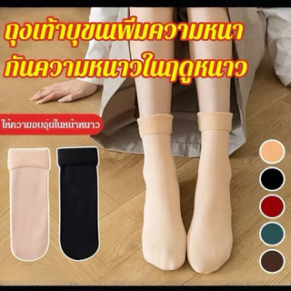 Wool Socks ถุงเท้าบุขนแกะแบบสั้น ใส่ได้ทั้งชาย หญิง (พร้อมส่ง)