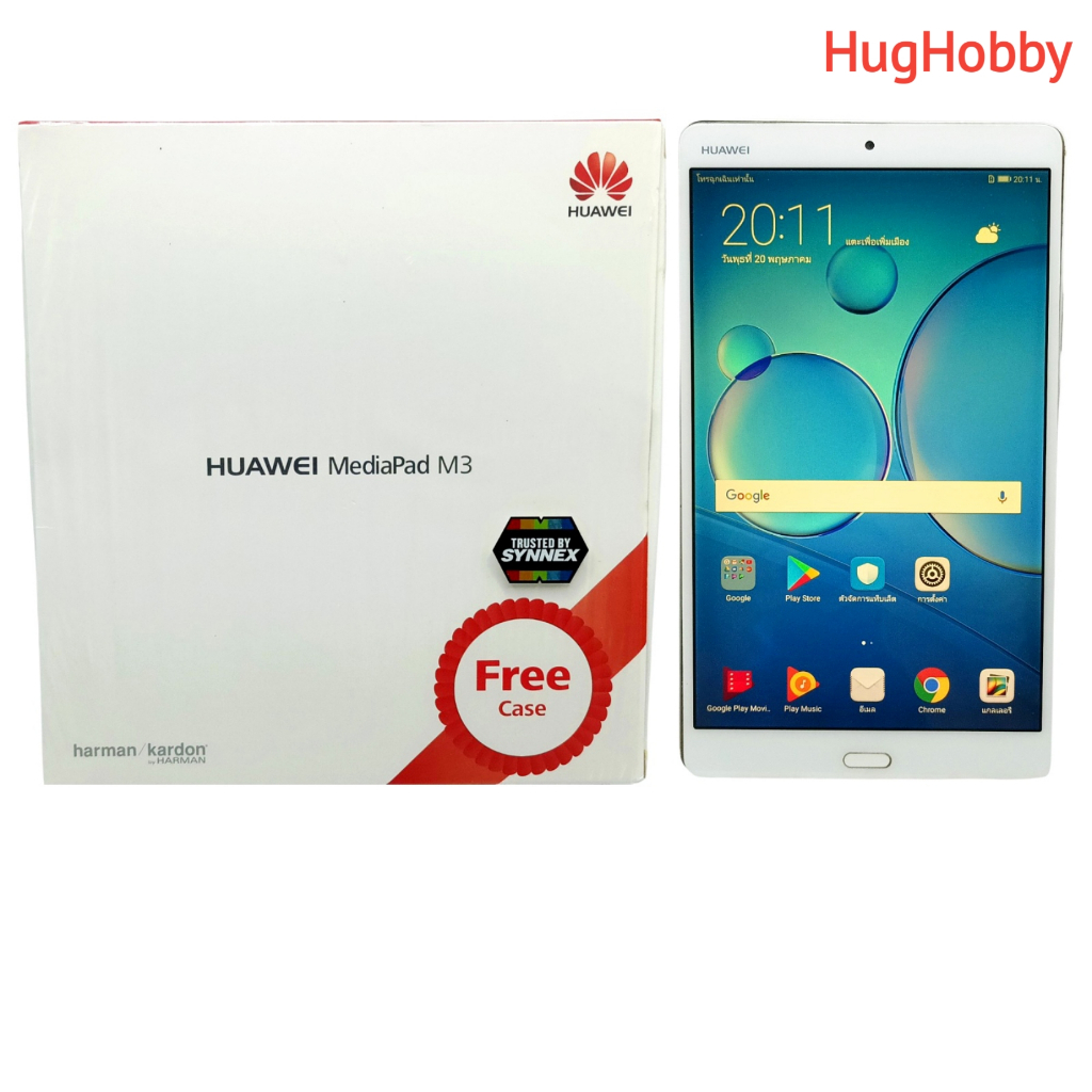[มือ2 *แบตเสื่อม/บวม ต้องเปลี่ยนใหม่ *จอเหลือง] แท็บเล็ต Huawei MediaPad M3 (จอ 8.4 นิ้ว) ใส่ซิมได้ 