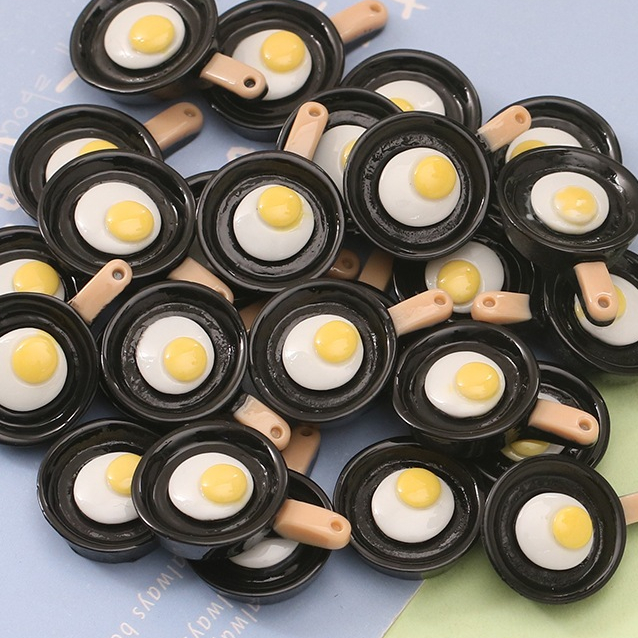 j022กะทะไข่ ของจิ๋ว แพ็คละ 10 ชิ้น