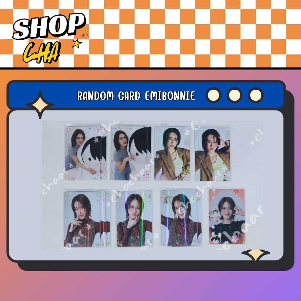 {พร้อมส่ง} Random card เอมี่บอนนี่ Emibonnie