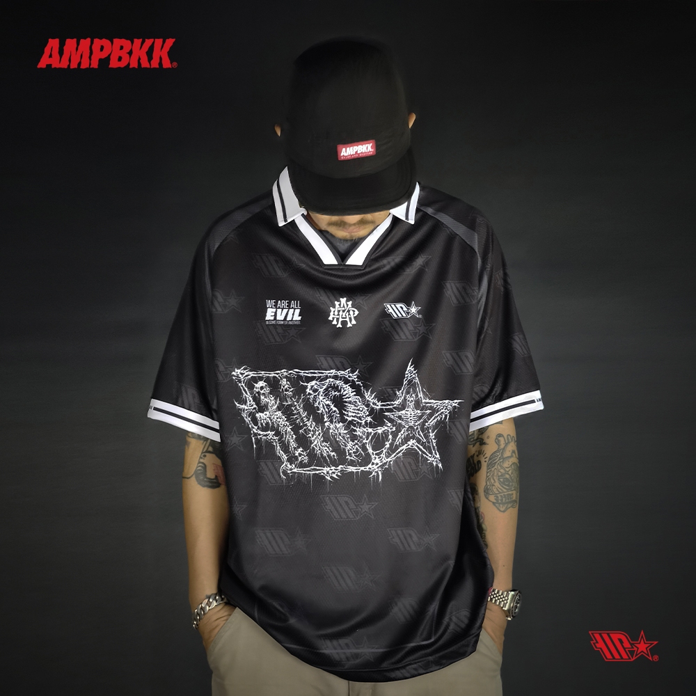 A.M.P. “DEATH LOGO” S/S FOOTBALL JERSEY