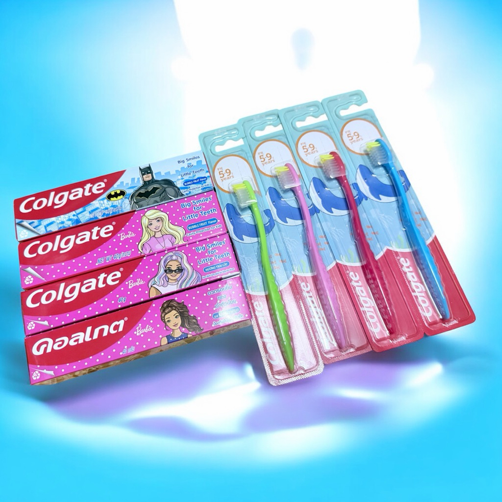 เซ็ตแปรงสีฟัน+ยาสีฟันเด็กคอลเกต 5-9 ปี