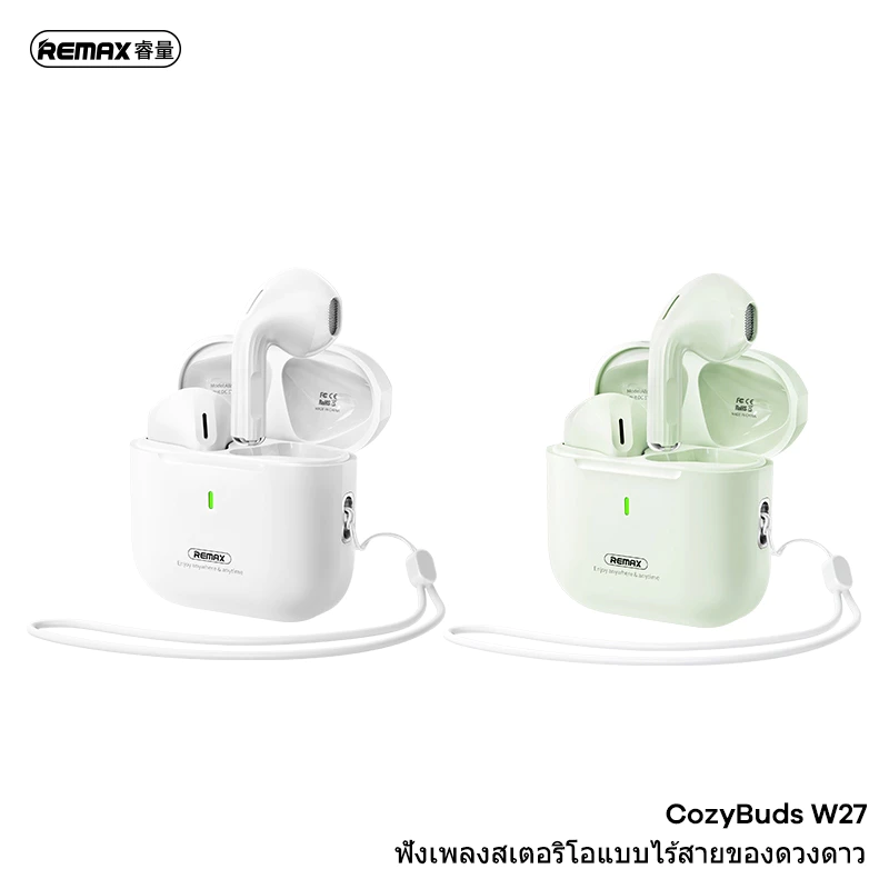 REMAX W27 หูฟังบลูทูธไร้สาย 5.4 thumbnail 9