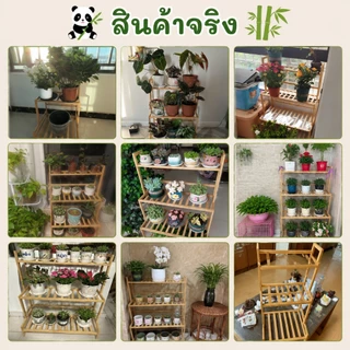 ชั้นวางดอกไม้ไม้ ชั้นวางดอกไม้เคลื่อนที่ กันน้ำและกันแดด มีล้อ ต้นไม้กระถางสามารถวางได้