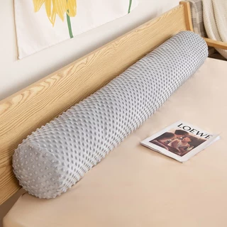 SCYOUNG ปลอกหมอนข้าง พร้อมส่ง 40*14นิ้ว (100*35cm) สีพื้น ปลอกหมอน กันไรฝุ่นปลอกหมอนยาว นุ่มมาก
