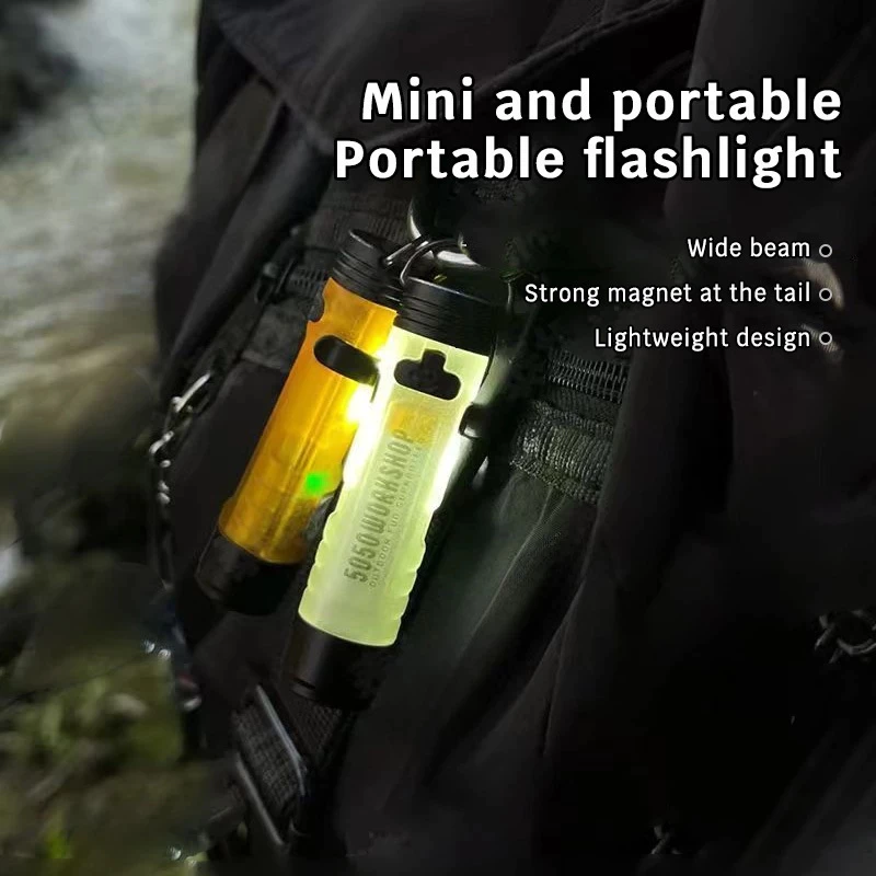 ไฟฉาย LED พกพา ชาร์จ Type-C พร้อมแม่เหล็กและคลิปหนีบ thumbnail 10