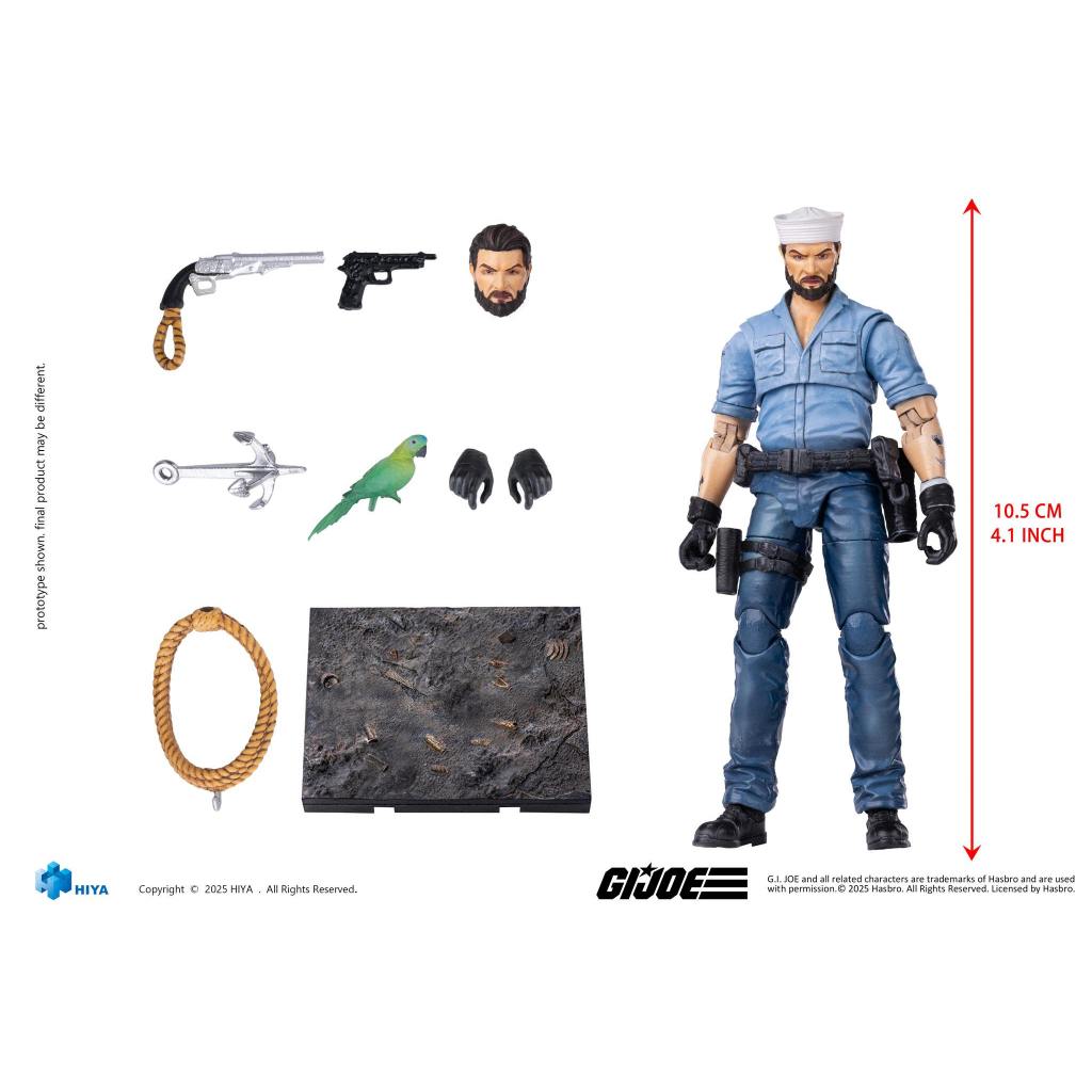 HIYA Toys 1/18 : G.I.Joe Shipwreck