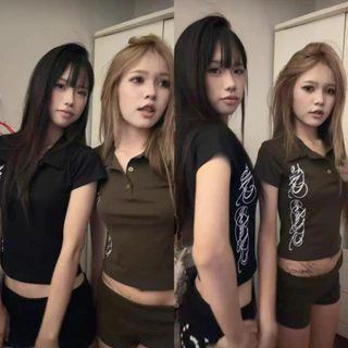 (Zanvis tee)เสื้อคอปกแขนสั้นทรงเข้ารูปสกรีนลาย Z, ผ้าคอตตอลยูนิ นุ่มยืดเยอะ