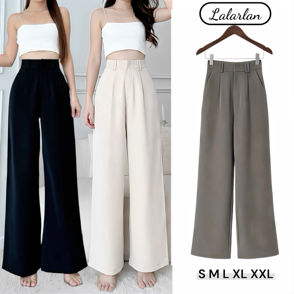 กางเกงขายาวทรงกระบอก BASIC PANTS