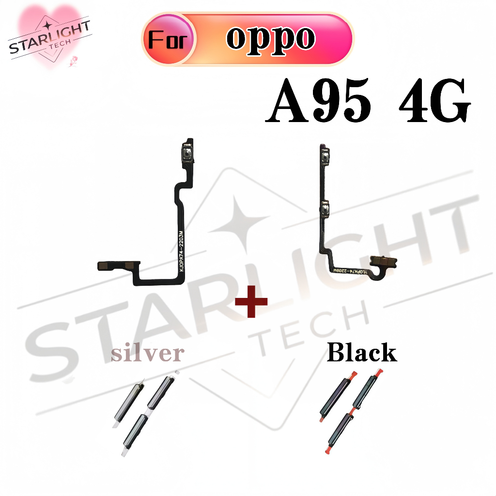 แพรสวิต oppo A95 4G  แพรสวิทช์ power on-off volume วอลุ่ม oppo A95 4G  ปิดเปิด+เพิ่มเสียงลดเสียง oppo A95 4G